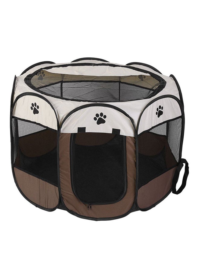 قفص بتصميم خيمة من أكسفورد مثمن الشكل مضاد للماء مطوي متعدد الألوان 91x91x58سم - Image 4